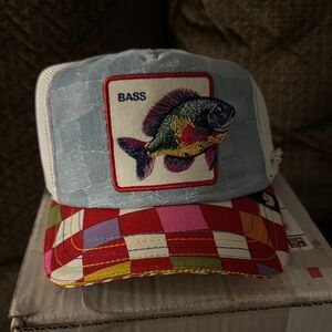 Colorful Fish Embroidered Cap
